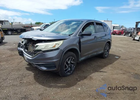 2016 Honda Cr-V Se из США, поврежденный, VIN 2HKRM3H46GH509124